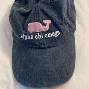 Alpha chi omega ball cap - barely worn